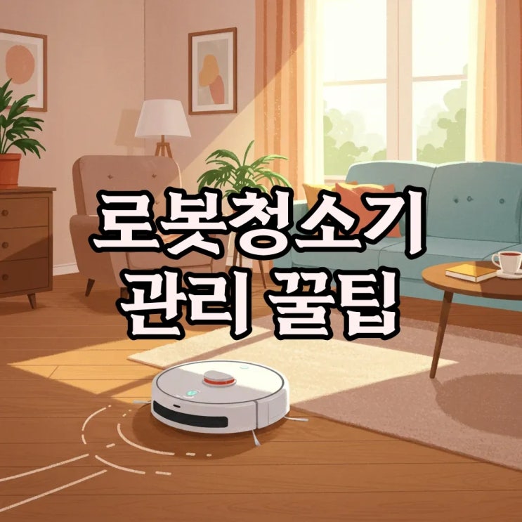  로봇청소기 관리와 오래 쓰는 방법: 스마트하게 사용하는 꿀팁 총정리