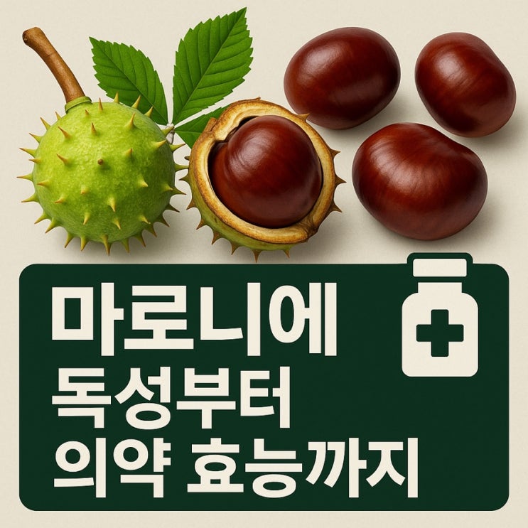  가을 거리의 열매, 마로니에 독성부터 의약 효능까지 완벽 분석!
