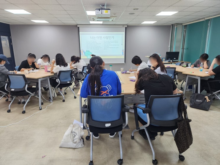  창원 경남경총 청년카페에서 자기계발 생각정리 클래스 진행했어요