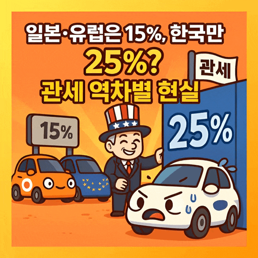  왜 우리만 25% 관세일까? 그리고 한국차는 어떻게 버티고 있을까?