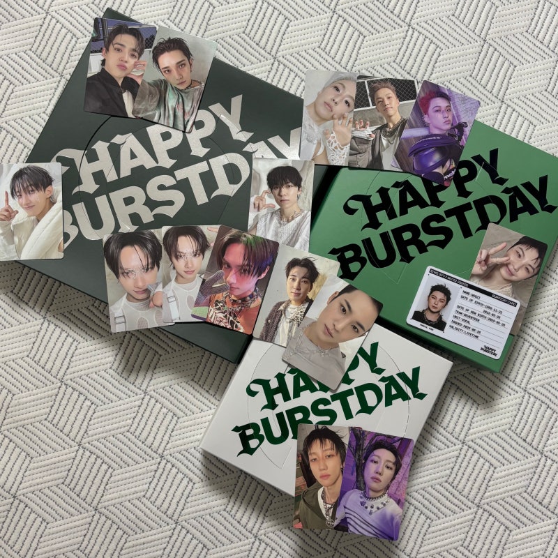 SEVENTEEN 第五張正規專輯《HAPPY BURSTDAY》專輯開箱