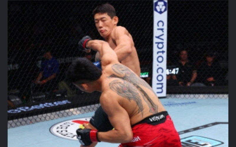 유주상 UFC 산투스전 TKO 패배 매미킴 김동현 황인수에이어 1승 추가?