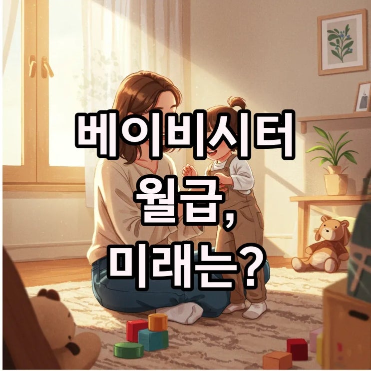  베이비시터월급 궁금하셨죠? 월급 계산부터 자격증 지원까지!