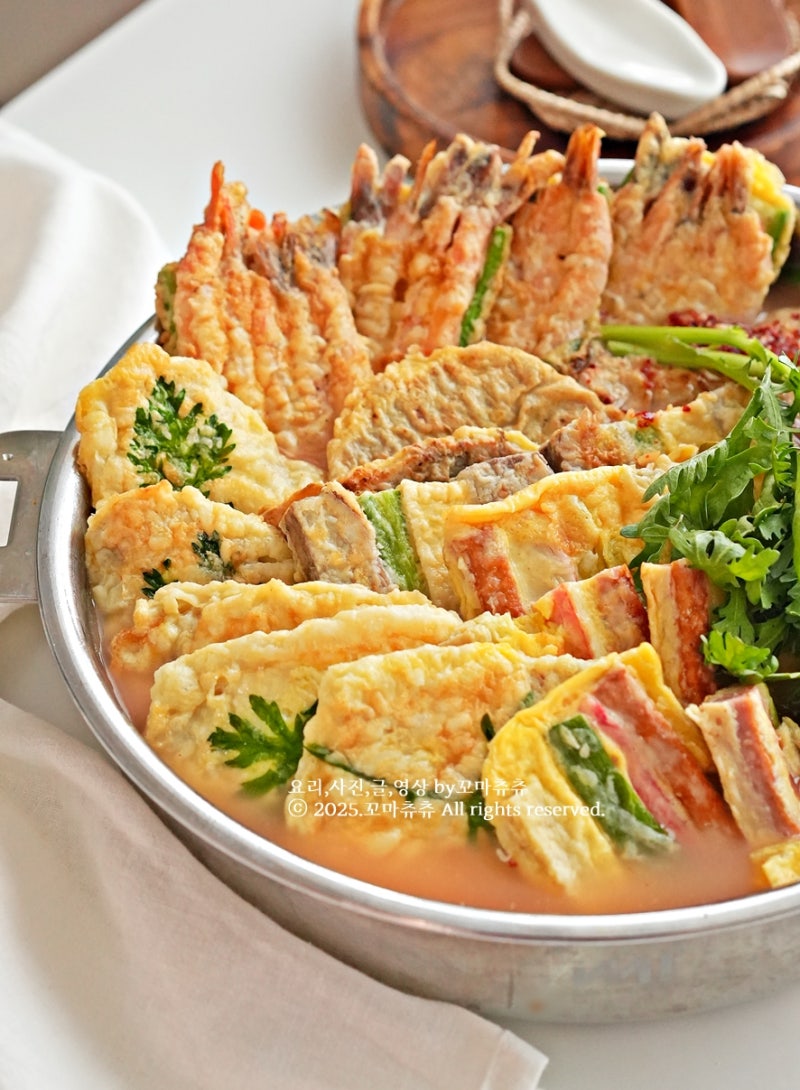 전찌개 레시피 남은 전 요리 섞어찌개