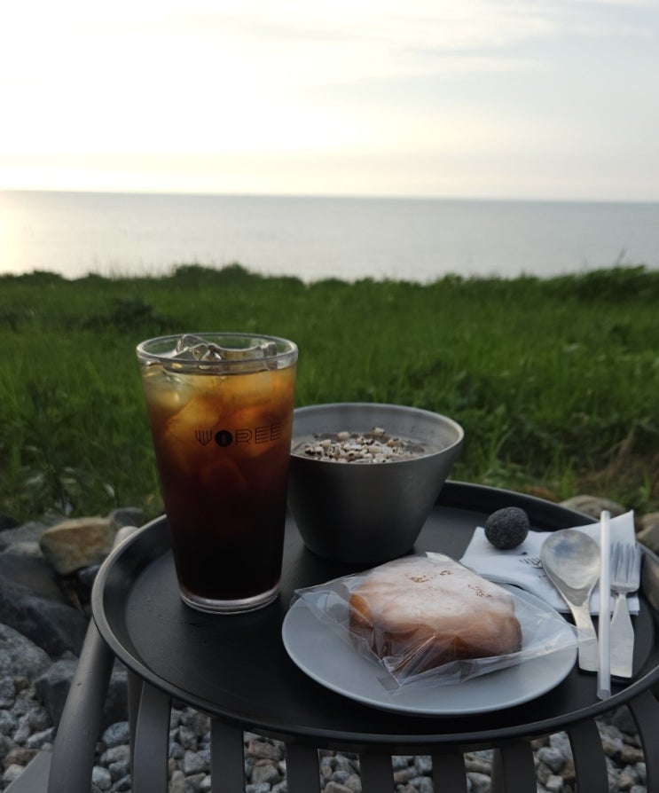  영광 백수 해안 도로 바다 뷰 맛집 카페 보리 (+노을 무조건 보기)