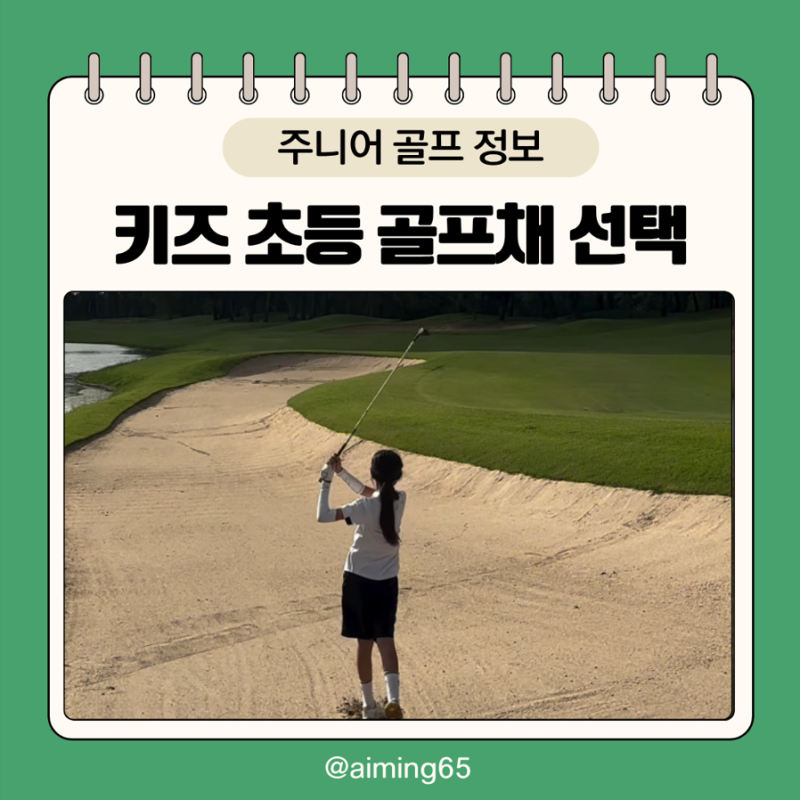 키즈 초등 골프채 선택 기준 및 관리 팁