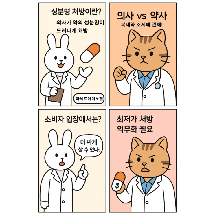   의사들이 막는 ‘성분명 처방’, 소비자는 왜 환영할까?