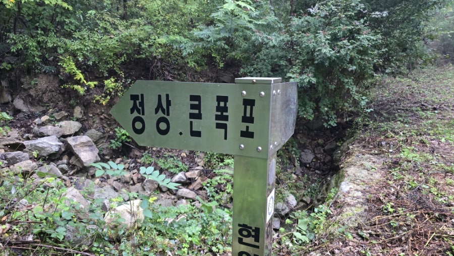 대성산 폭포 사진 5