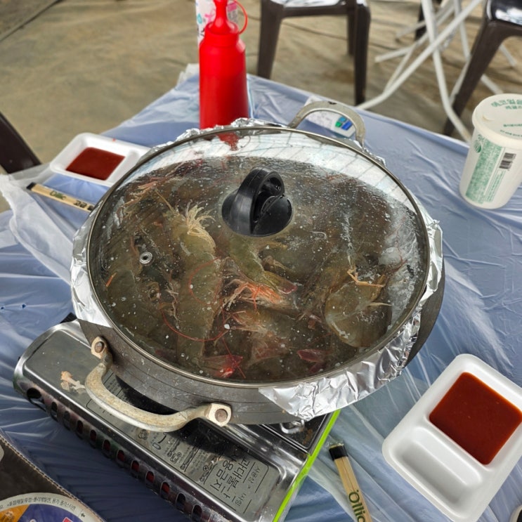 [강화 새우구이 맛집] 강화 돼지수산 | 양식장 직영 신선한 새우 파티