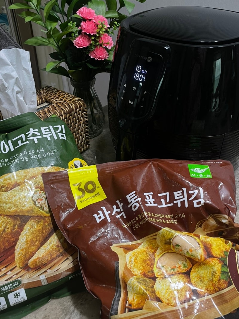 [내돈내산] 사옹원 통오이고추튀김, 통표고버섯튀김 (코스트코 추천템)