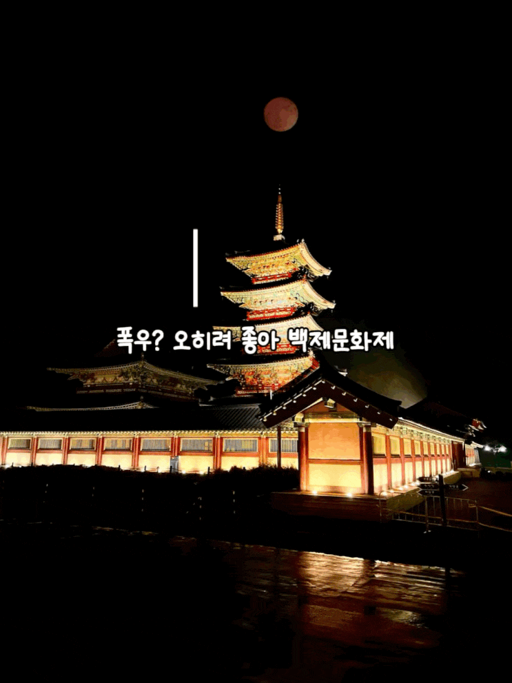  미쳐버린 부여 백제문화제 야경