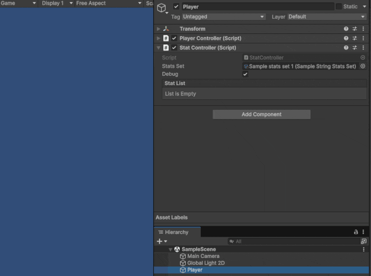  Unity 스탯 컨트롤러