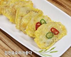 메밀 부침가루로 만든 바삭한 동태전 레시피