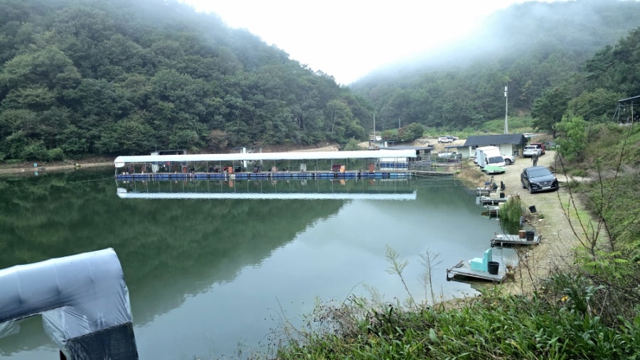 대성산 폭포 사진 2