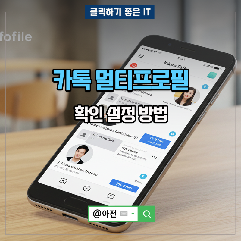 카톡 멀티프로필 확인 방법 카카오톡 설정하는법