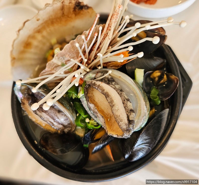 강릉맛집_ 원조 강릉전복해물뚝배기_싱싱한 해물과 통가리비가 그득! 내돈내산 솔직후기