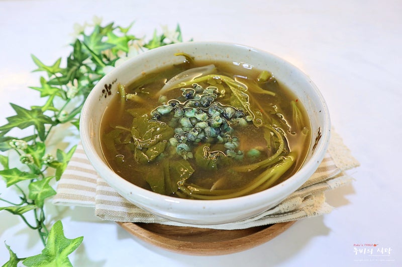 다슬기국 아욱국 끓이는법 아욱된장국 올갱이국 다슬기 해장국 끓이는법