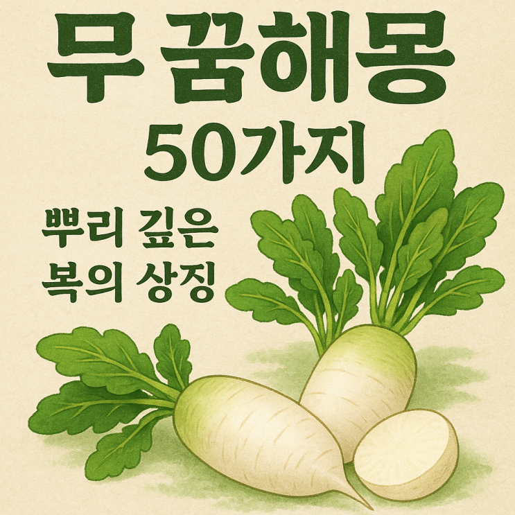  무 꿈해몽