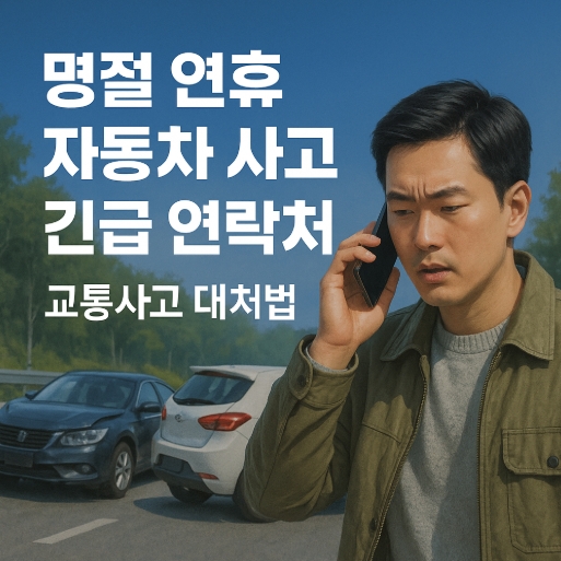  명절 연휴 자동차 사고 긴급 연락처, 교통사고 대처법