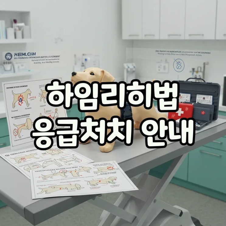  소중한 생명을 지키는 하임리히법: 강아지부터 유아까지 응급키트 활용 교육