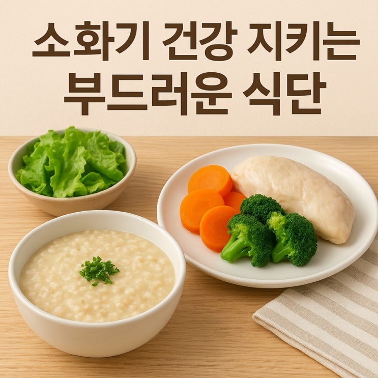  소화기 건강 지키는 부드러운 식단 가이드 