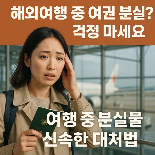  해외여행 중 여권 분실? 걱정 마세요! 여행 중 분실물 신속한 대처 방법
