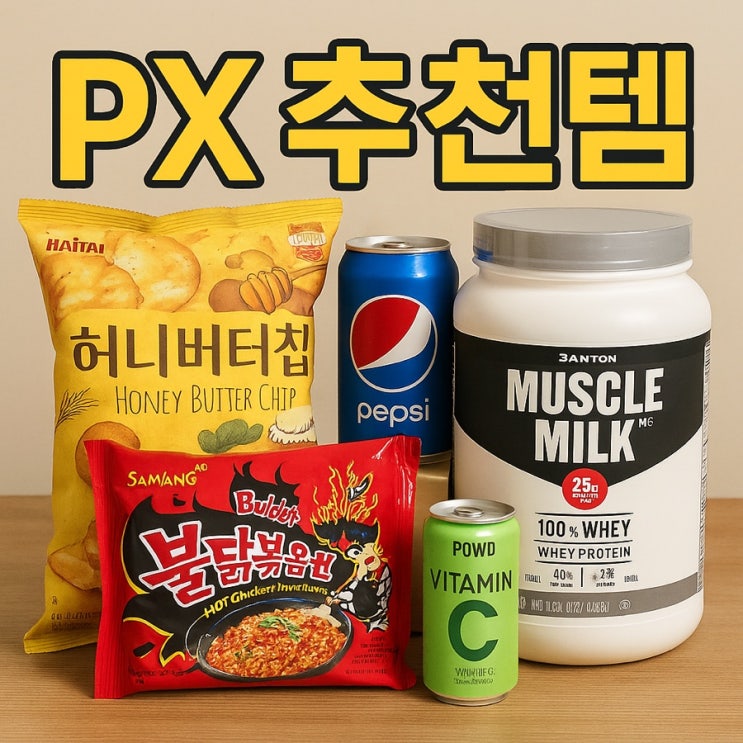  PX 추천템 BEST 10 군인·군가족·군입대 선물용 완벽 리스트