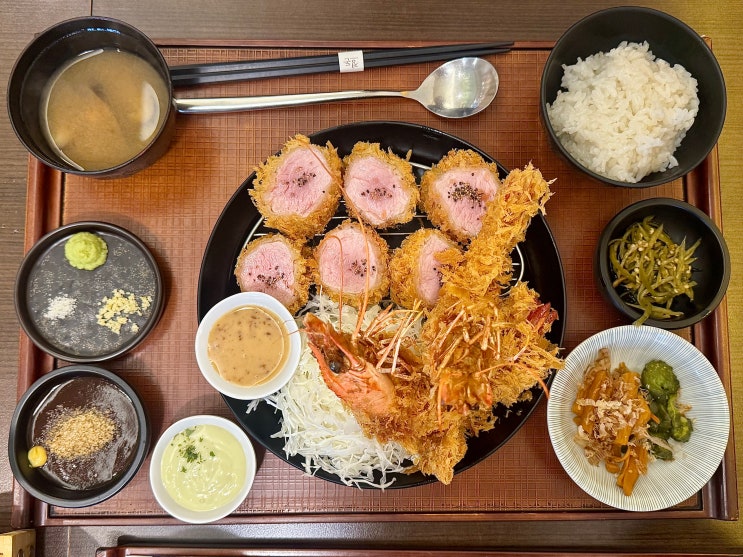  천안갤러리아맛집 일식 돈까스 정돈 | A세트 내돈내산 솔직후기