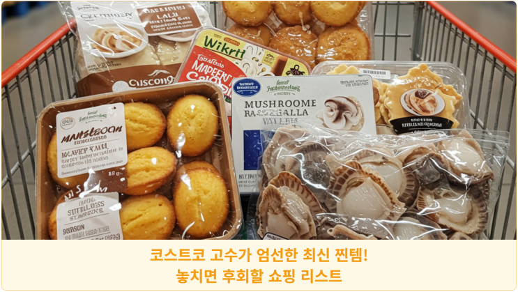  코스트코 고수가 엄선한 최신 찐템! 놓치면 후회할 쇼핑 리스트
