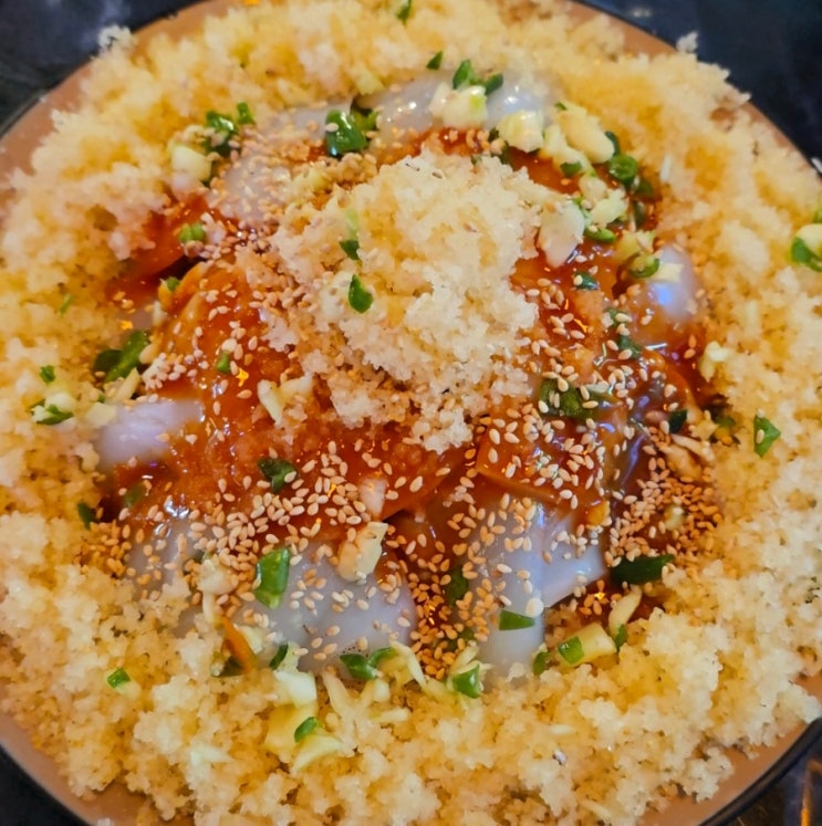  부평역 횟집 회뜨는중. 비주얼 쩌는 오징어회 후기