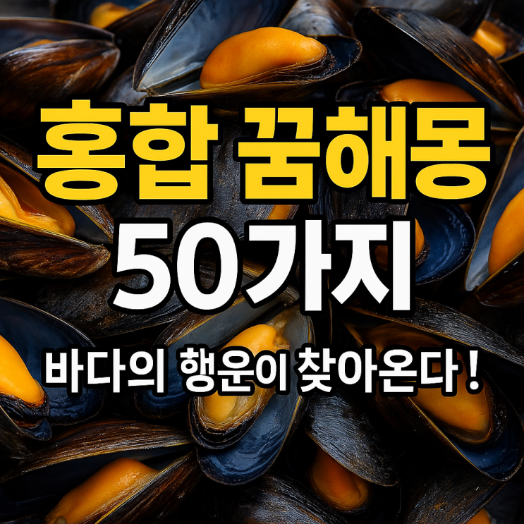  홍합 꿈해몽