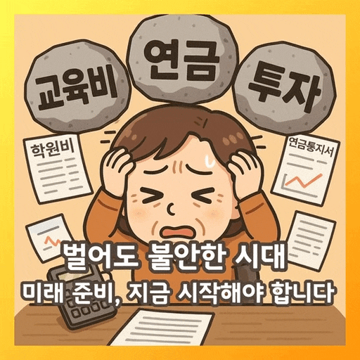  아이 교육비, 연금만 믿다간 늦어요... 40대가 지금 당장 시작해야 할 투자 전략
