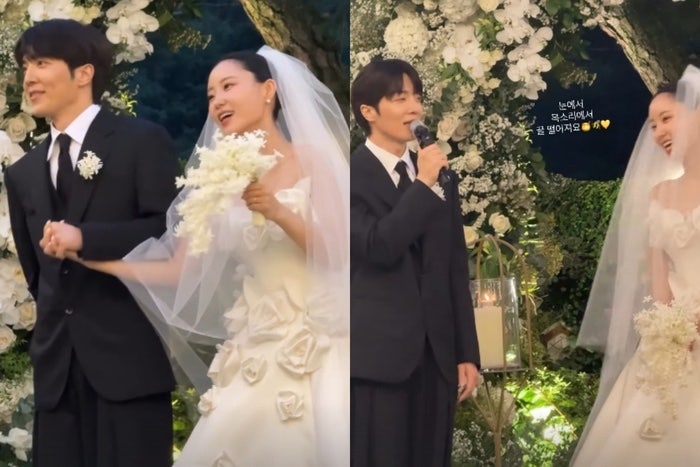 카라 허영지 언니 허송연❤️가수 적재 야외결혼식 사진 모음