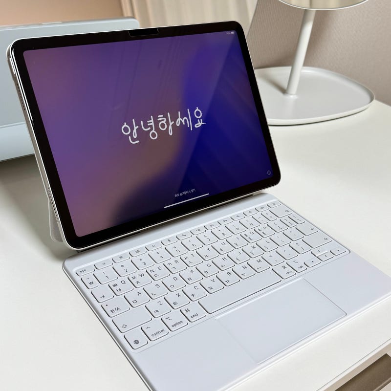 아이패드 에어 11 M3 스페이스그레이 128GB + Apple 정품 매직 키보드 사용 후기