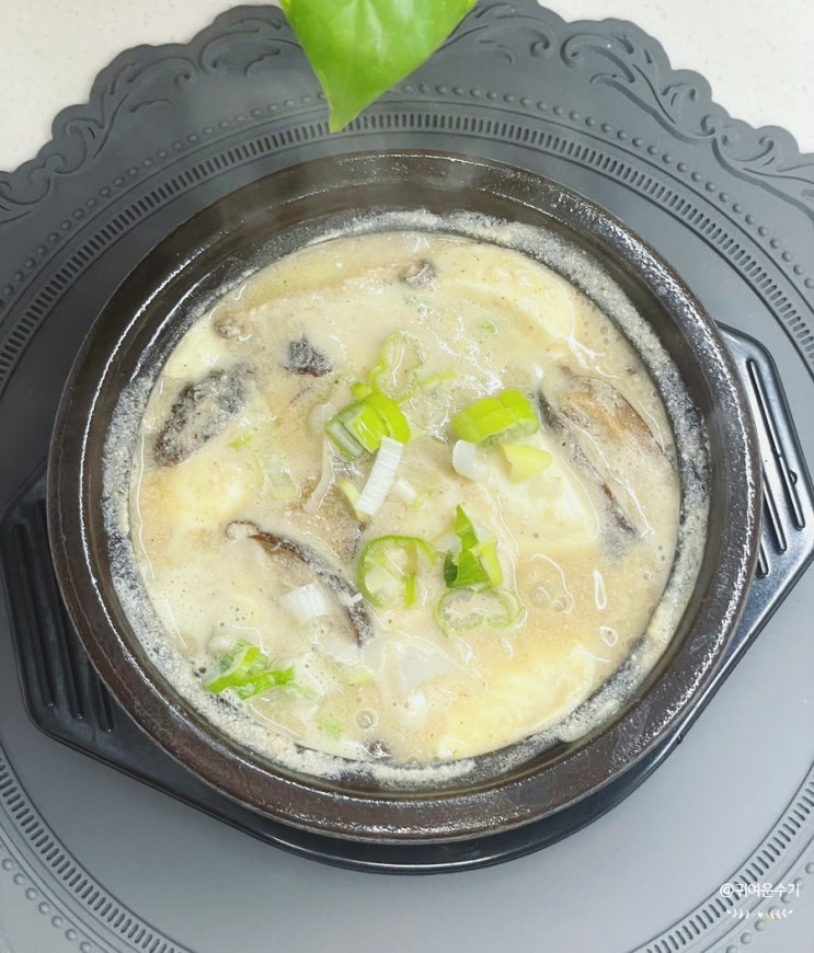  들깨순두부탕 레시피 연두 감칠맛 고소함 가득 순두부버섯들깨탕 만들기