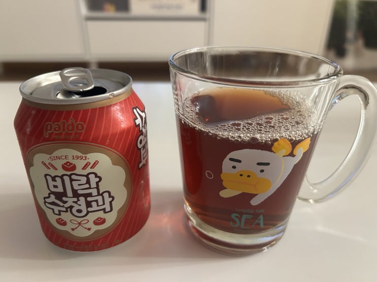  명절에 먹기 좋은 달달한 후식 음료 [팔도 비락 수정과]