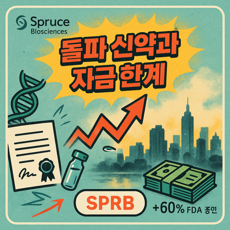  스프루스 바이오사이언시스 주가 (SPRB 주식) FDA 혁신치료제 반전 시작?