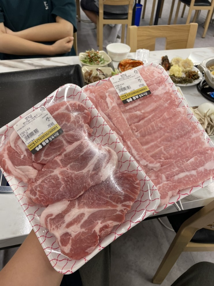  익산 영등동 고기집 주차장 완비된 동부정육식당 바다양푼이동태탕 가성비 좋은 한우한돈 익산맛집 모임하기좋은저녁
