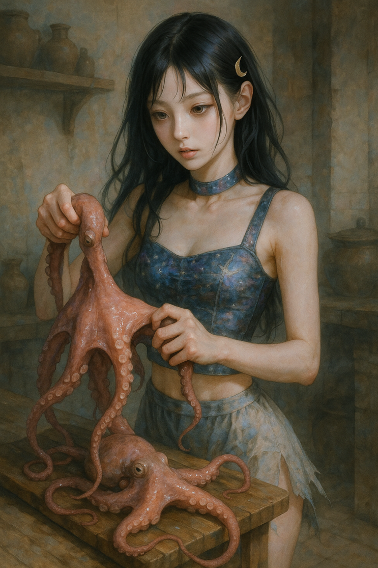  달빛 문어 연금요리사 자캐 프로필