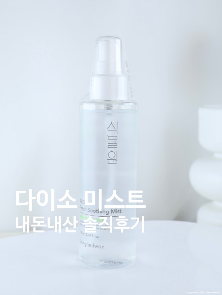  다이소 식물원 미스트 내돈내산 후기 가성비 수분 미스트 추천