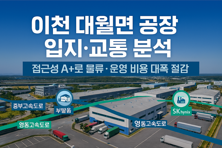  왜 이천IT부동산인가?성공적인 이천 대월면 공장 매매의 시작, 이천IT부동산과 함께라면 가능합니다!