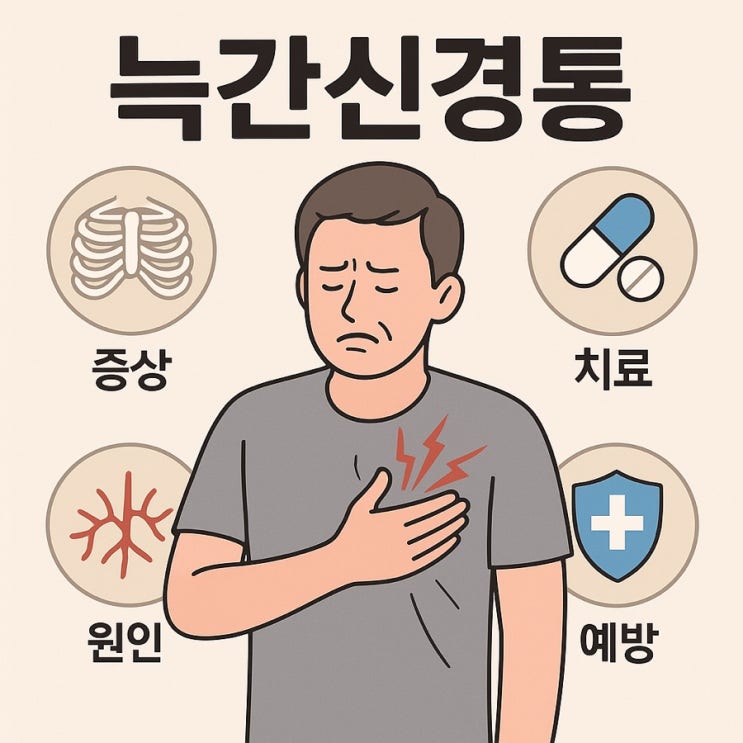   늑간신경통 증상·원인·치료·예방 총정리