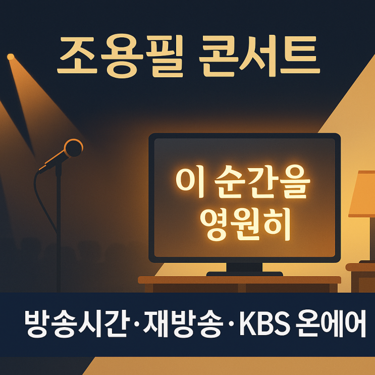 <b>조용필 추석특집</b> 콘서트 ‘이 순간을 영원히’