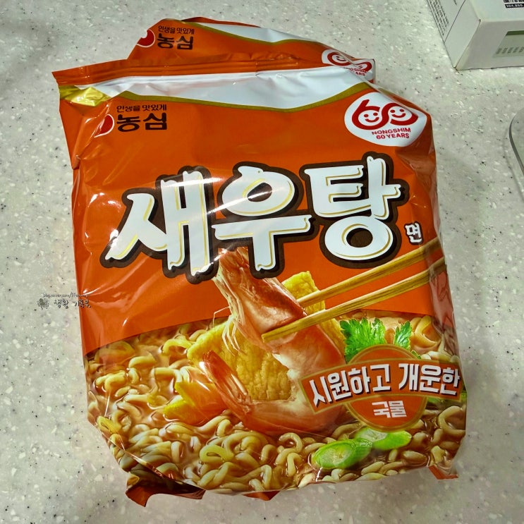 컵라면 새우탕? 이제는 봉지 라면 새우탕면!