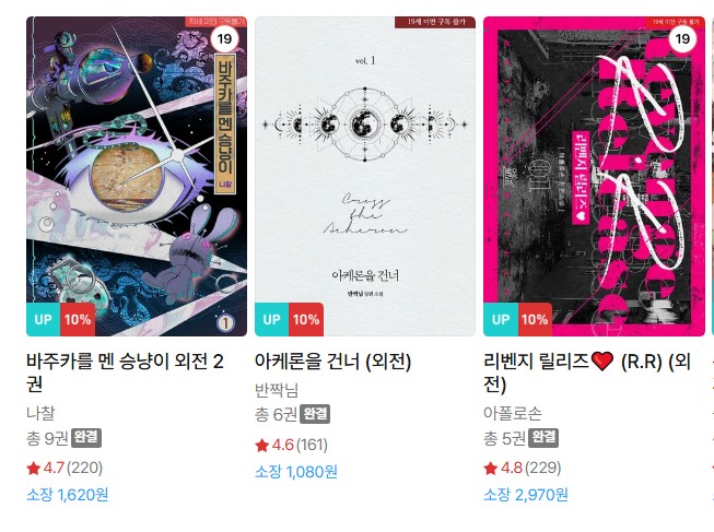  BL소설 신간) 25년 10월 06~07일 신간