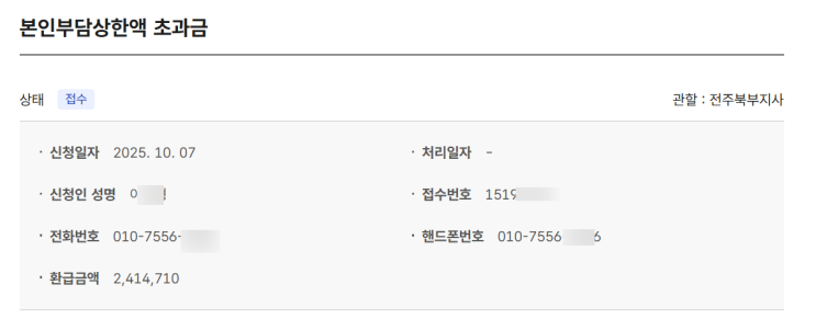  국민건강보험 본인부담상한액 초과금