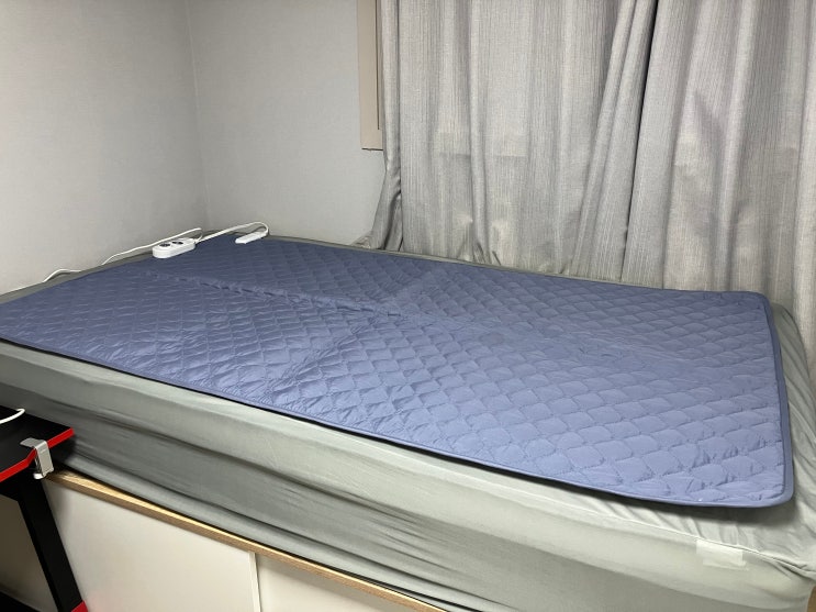  전자파 걱정 없는 감성전자 1인용 전기요, 캠핑 온열매트 보관법까지