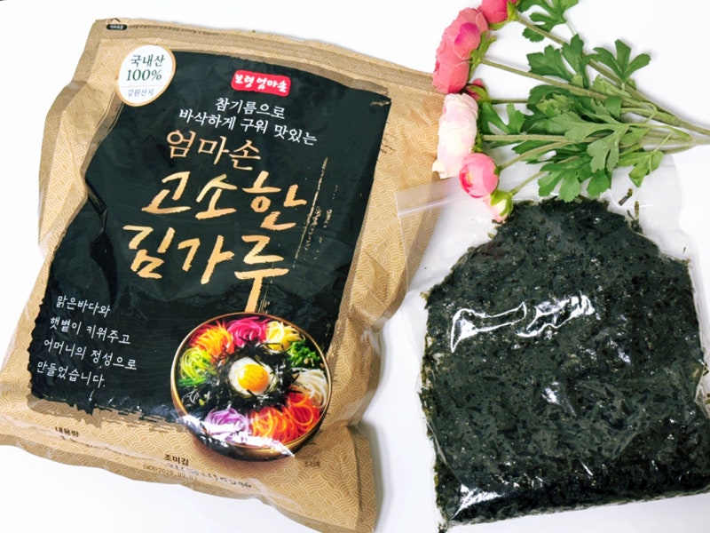 조미김가루 추천 광천김 업소용 김가루 엄마손 고소한 김가루1kg 후기
