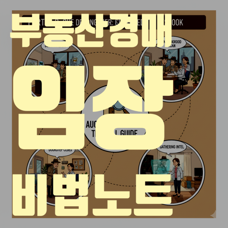  부동산 경매 "이것" 모르고 임장가면 100% 후회합니다: 경매 임장 노트 완벽 가이드