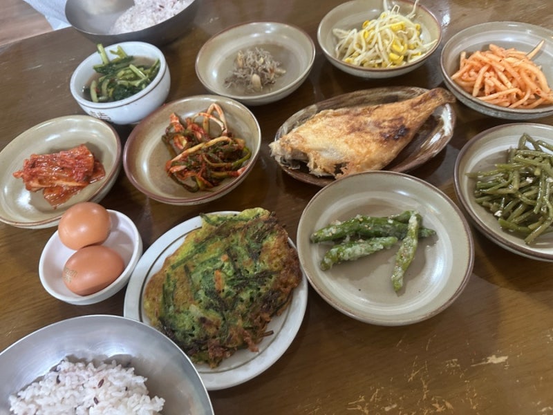 양산 통도사 주변 맛집 한식 이순남순두부정식 내돈내산 후기